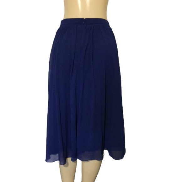 OSOS Size 6 Ladies Blue Pleated Skirt - Picture 2 of 10